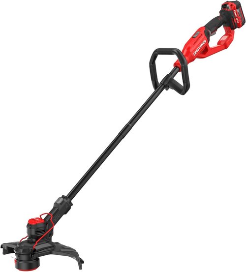 CRAFTSMAN V20 Cordless String Trimmer & Lawn Edger Kit - 13" Lightweight Design with 4Ah Battery & Charger
