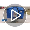 Blue Extra Large Moving Storage Bags - 6 Pack with Visible Window, Heavy Duty & Waterproof