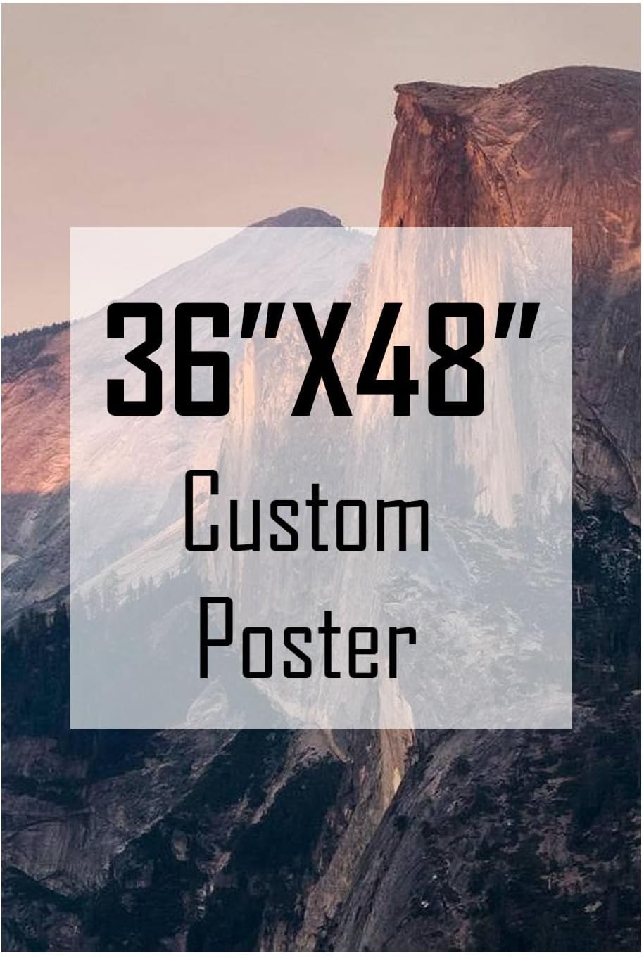 ZXDZSM Custom Canvas Prints - Personalized Photo Wall Art | Unframed 36" x 48" Size