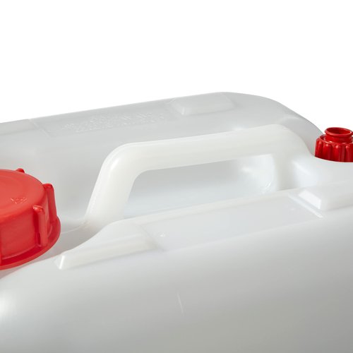 Consolidated Plastics 2.5 Gallon Stackable Carboy with Leakproof Cap and Handle, HDPE Food Grade, BPA Free, Made in USA (Natural)