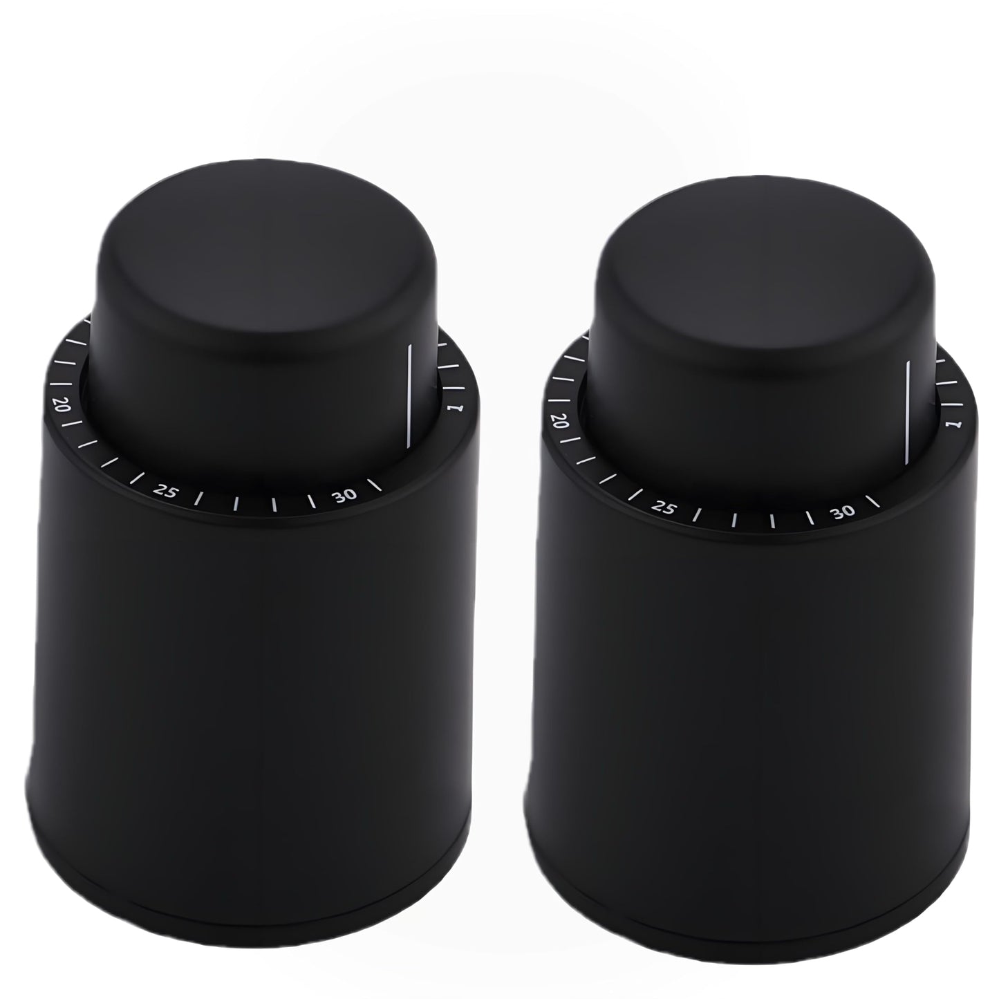 Smaiasl 2 Pack Wine Stoppers,Reusable Wine Bottle Stoppers,Vacuum Wine Preserver With Time Scale, Keep Your Wine Fresh,The Perfect Choice For Wine Lovers.