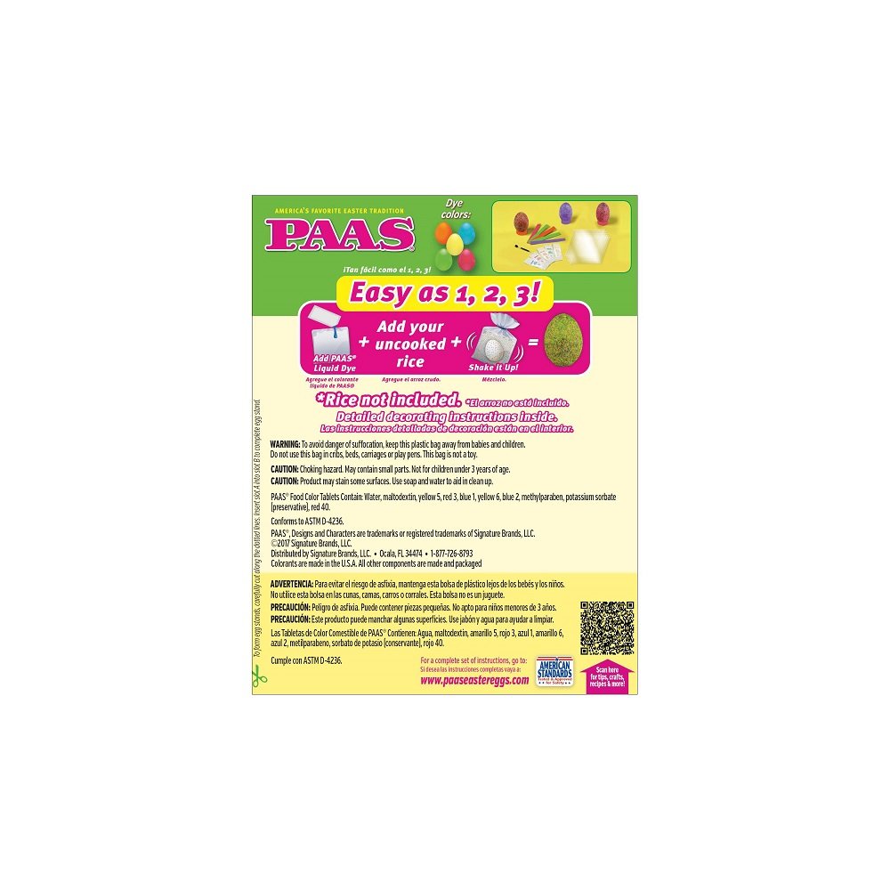 PAAS Shake & Color Easter Egg Decorating Kit
