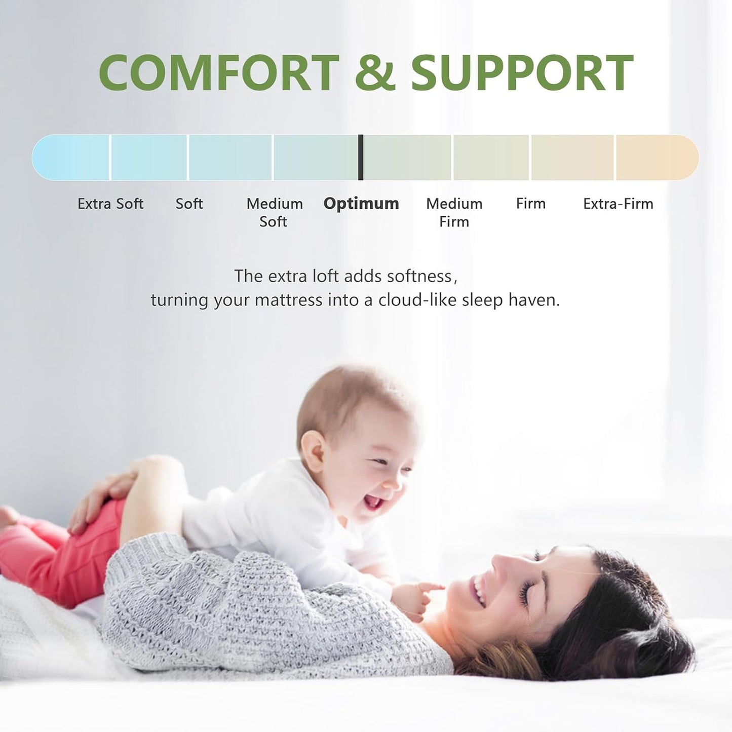 PATSBA King Size Mattress Topper - Premium Viscose Bamboo for Back Pain Relief | Extra Thick 1200 GSM Pillow Top, Deep Pocket Up to 21 Inches (78x80 Inch)