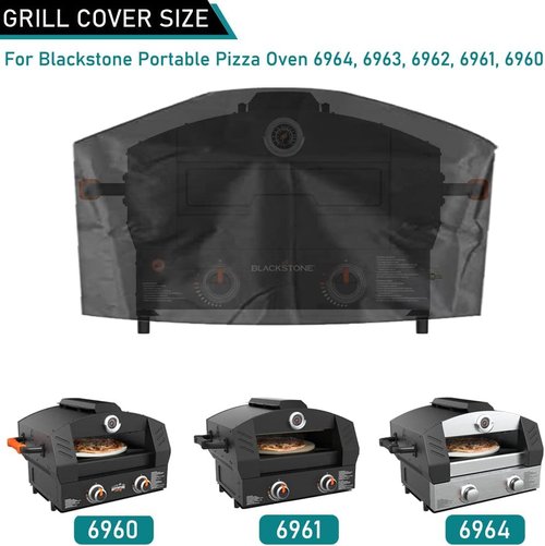 Blackstone Pizza Oven Cover - Heavy Duty Protection for 22" Portable Ovens | Fits Models 6960-6964