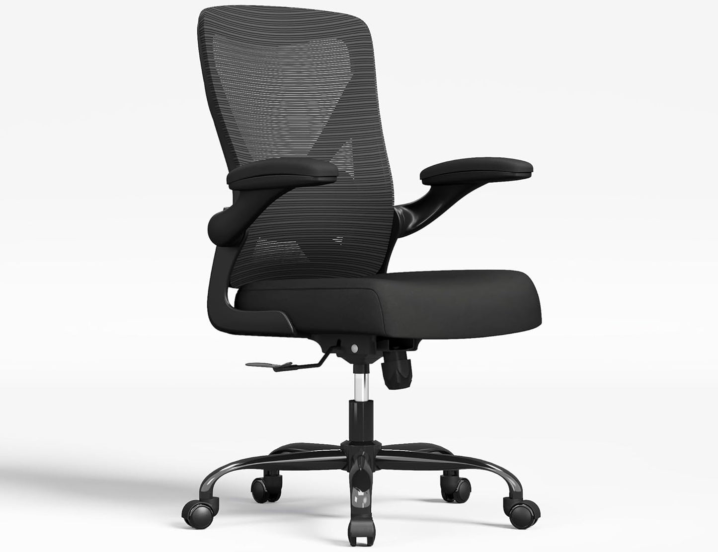 Skiennix Ergonomic Office Chair - Adjustable Lumbar Support for Home, Gaming & Work | Comfortable Black Design