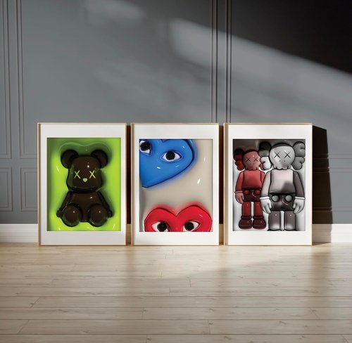 Hypebeast Posters | Trendy Wall Decor for Sneakerheads | 9-Piece Art Print Set | 8x10 Inch