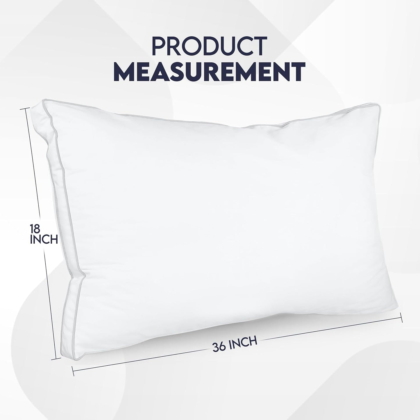 Utopia Bedding King Size Bed Pillows - Soft & Fluffy Down Alternative | Set of 2, Cooling Gusseted Design
