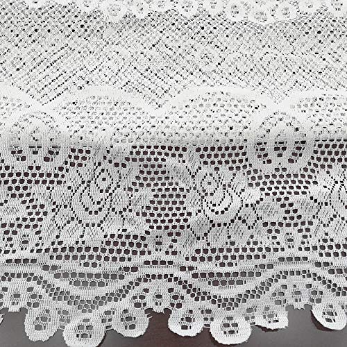 WUBODTI Sage Green Lace Rectangle Tablecloth 60 x 90 Inches Holiday Decor