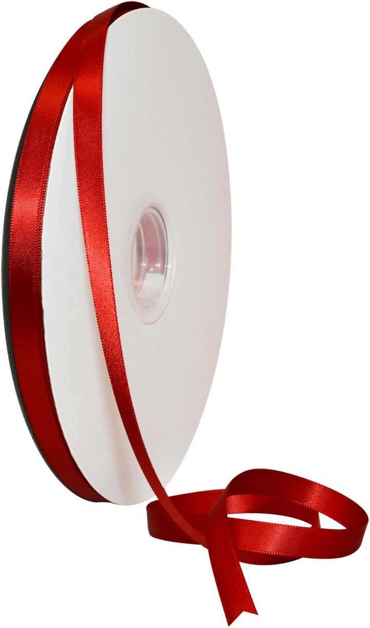 Rosy Mauve Double Face Satin Ribbon 3/8" x 100 YD - Perfect for Gift Wrapping, Crafts & Weddings