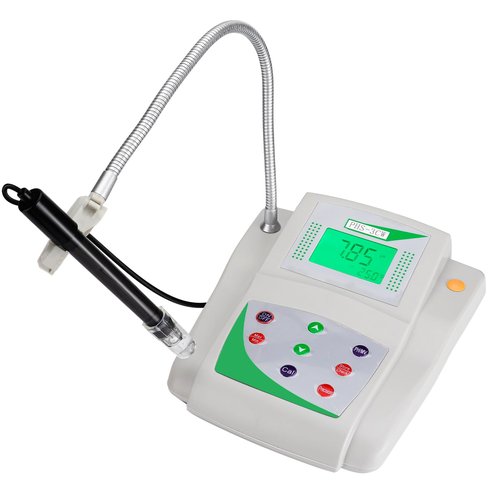 Healthible Lab Benchtop pH Meter - Digital Bench Top pH Meter and Electrode,Laboratory ph Meter for Liquid,0.01 pH Accuracy,with Data Storage Function