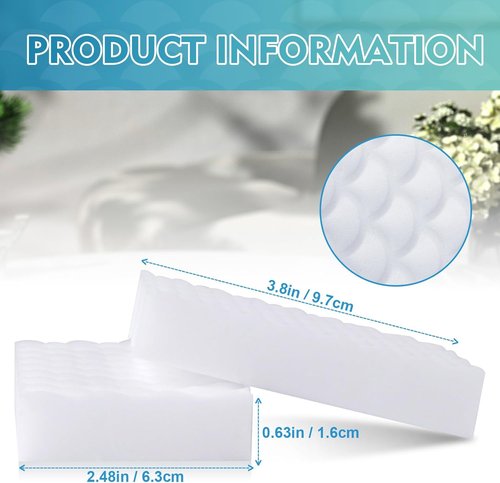 GLIMGLINT Magic Cleaning Sponges - 12PK Powerful Foam Pads for Multi-Surface Household Use