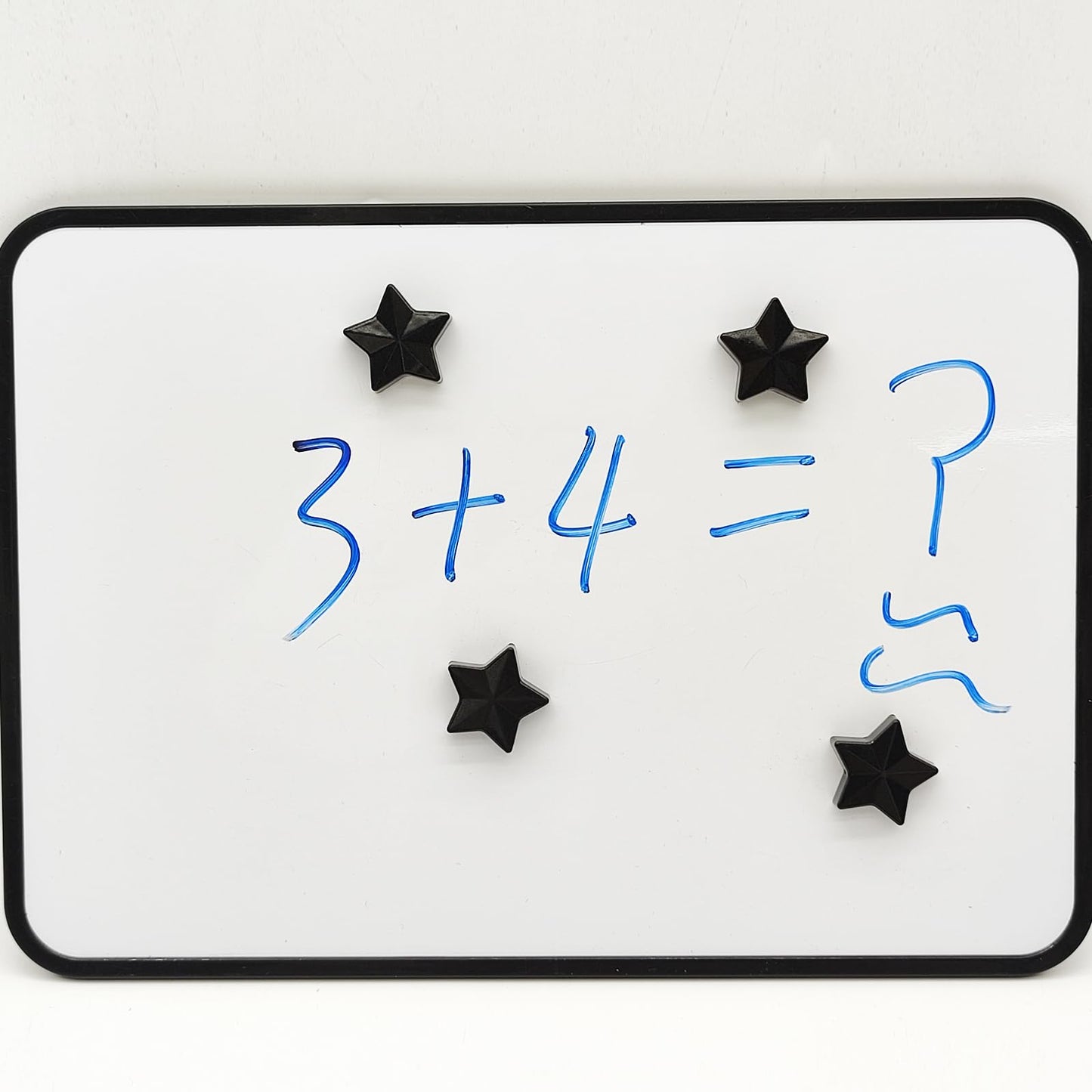 PYJLBX Fridge Magnets - 30 Pcs Refrigerator Magnets Strong Small Whiteboard Magnet, Heavy Duty Mini Magnets for Kitchen, Locker, Office, Classroom & Office Use - Decorative Cute Magnet (Star, Black)