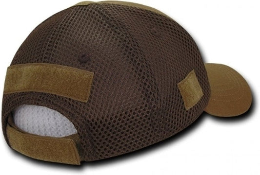 Rapdom Tactical Low Crown Air Mesh Tactical Caps, Coyote