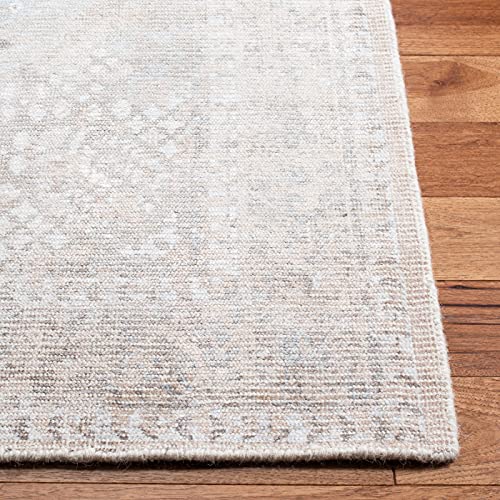 SAFAVIEH Restoration Vintage Collection Runner Rug 2'3 x 7', Beige & Sand, Handmade Wool
