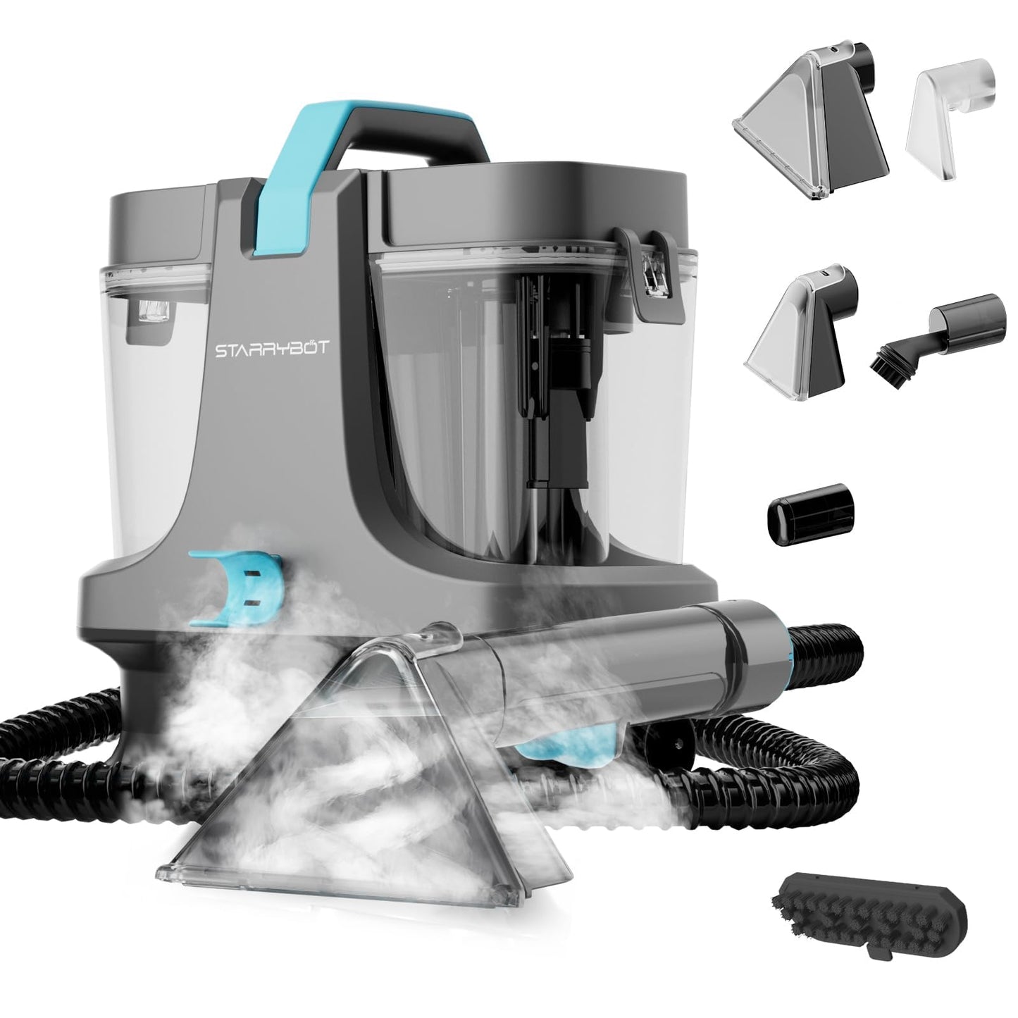 Starrybot Portable Carpet Cleaner Machine with Steam and Heating Techology