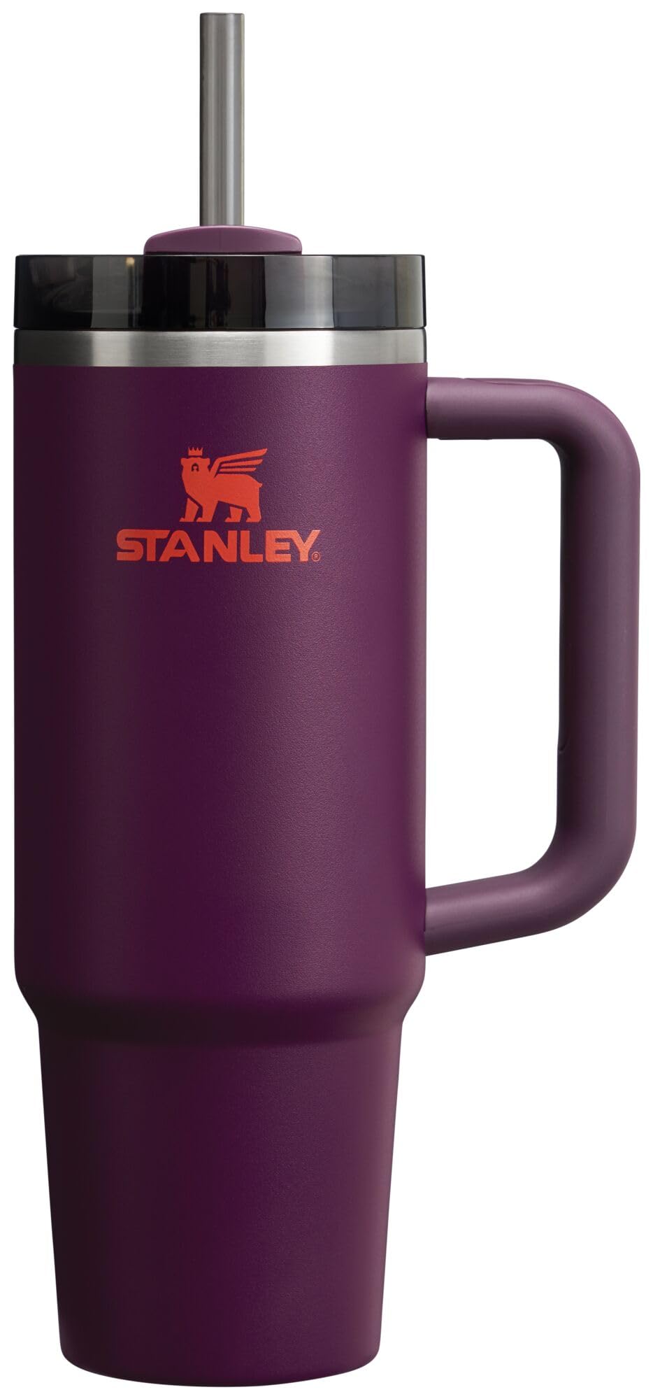STANLEY Quencher H2.0 Tumbler with Handle and Straw 30 oz | Flowstate 3-Position Lid | Cup Holder Compatible for Travel | Insulated Stainless Steel Cup | BPA-Free | Plum