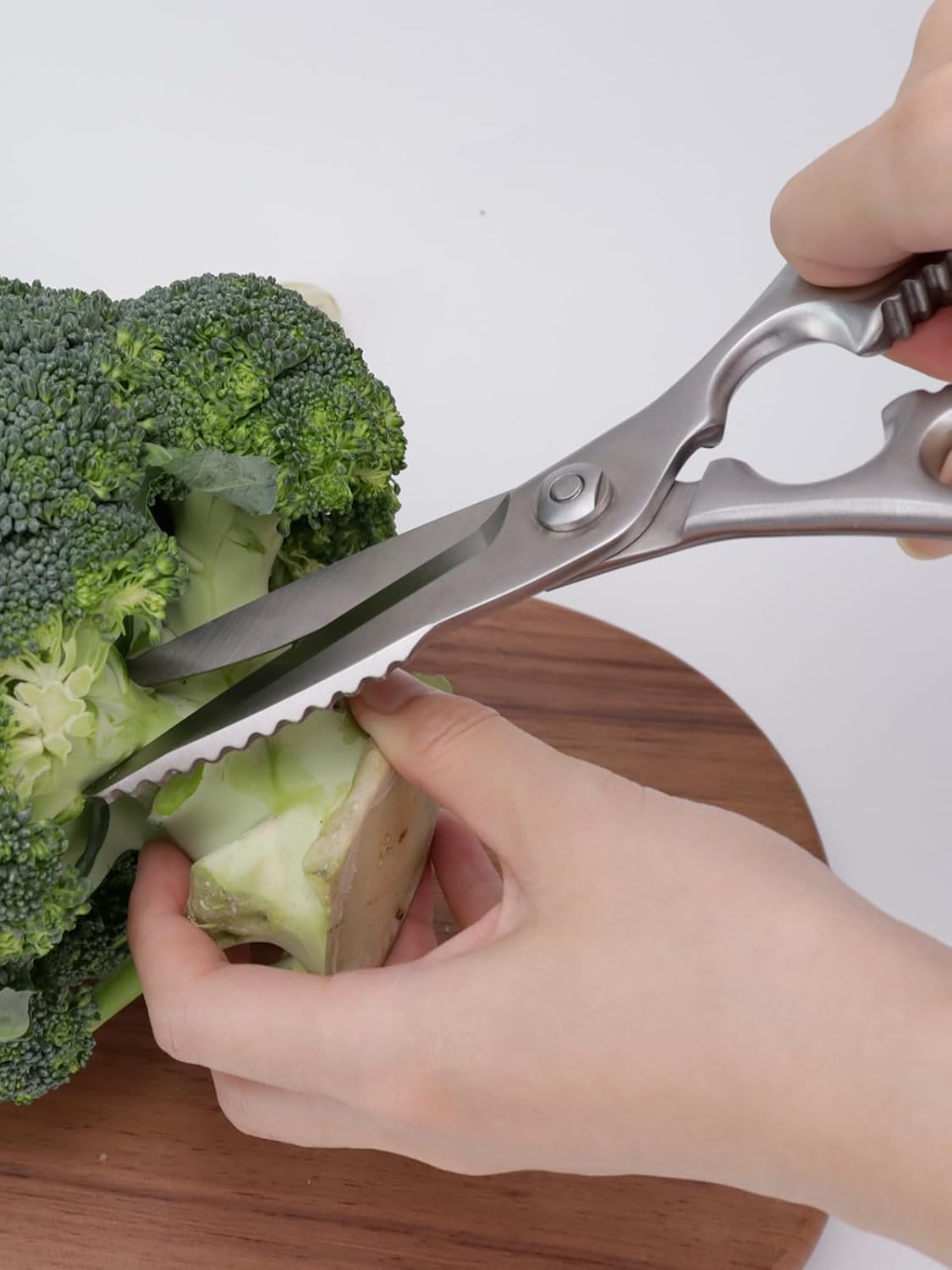 Skiennix Kitchen Scissors - Heavy Duty Forged Stainless Steel Shears | Dishwasher Safe for Meat & Vegetables