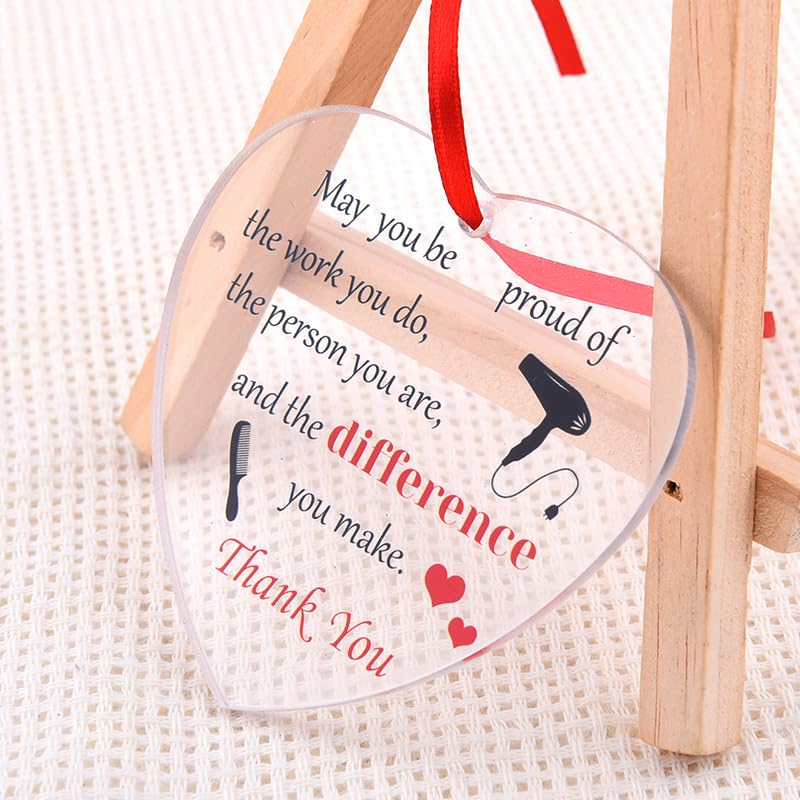 Hairdresser Christmas Ornament - Hair Stylist Appreciation Keepsake - Variation 2
