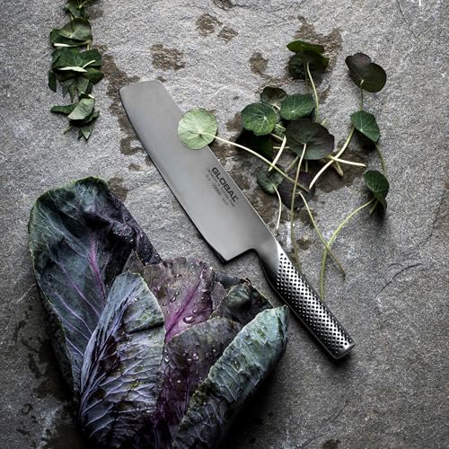 Global 7-Inch Vegetable Knife - Japanese Nakiri Style Kitchen Utensil