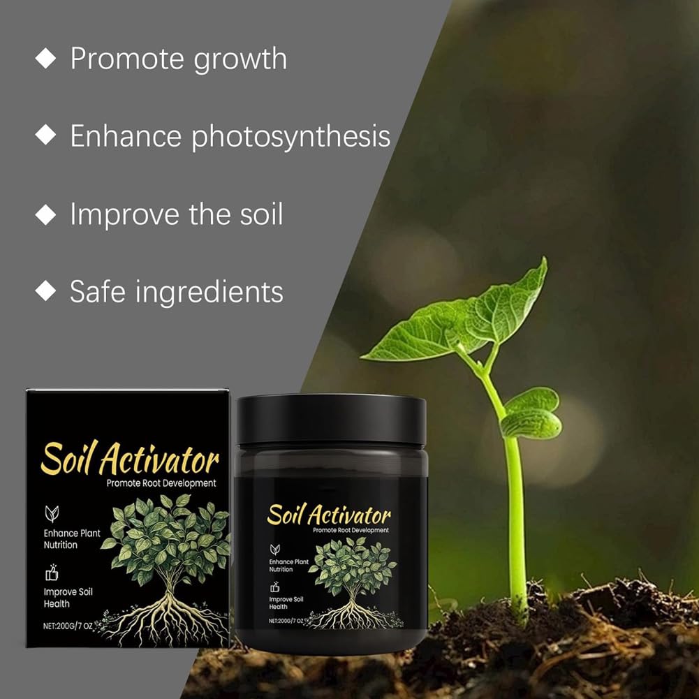 Skiennix Soil Activator - Concentrated Black Water Revitalizer for Lawn & Garden (1 PC)