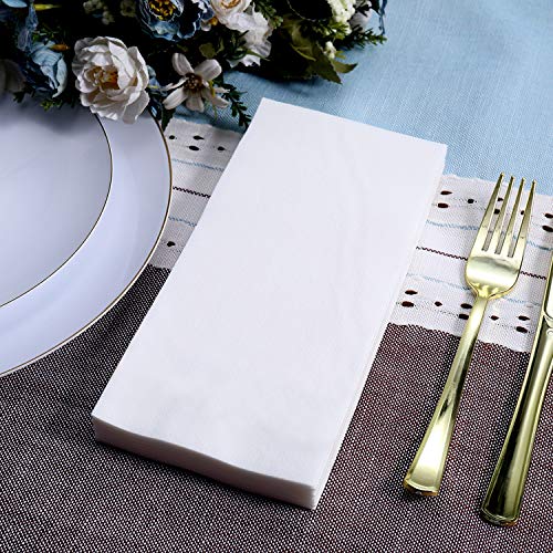 Disposable Guest Towels 480 Pack Linen-Feel Hand Towels for Bathroom & Events - White Variation of THIS listing