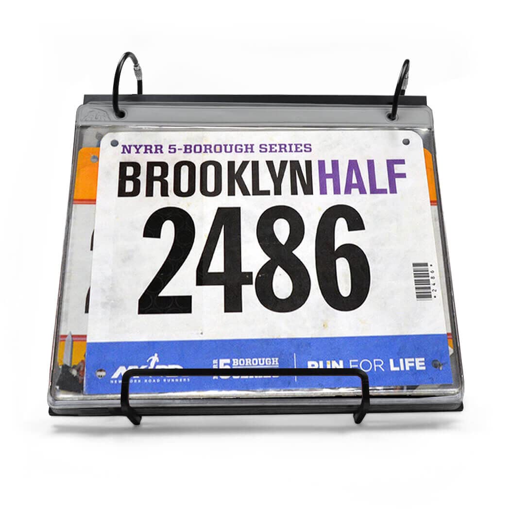 Gone For a Run BibFOLIO Race Bib Album - Race Bib Holder for Runners - Run Your Terrain