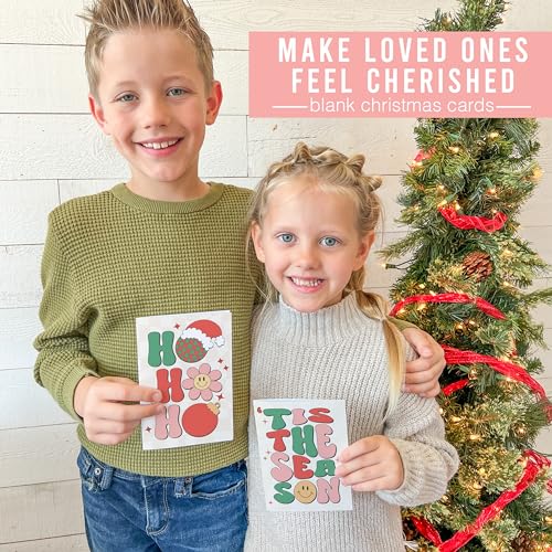 Blank Christmas Cards with Envelopes 24 Holiday