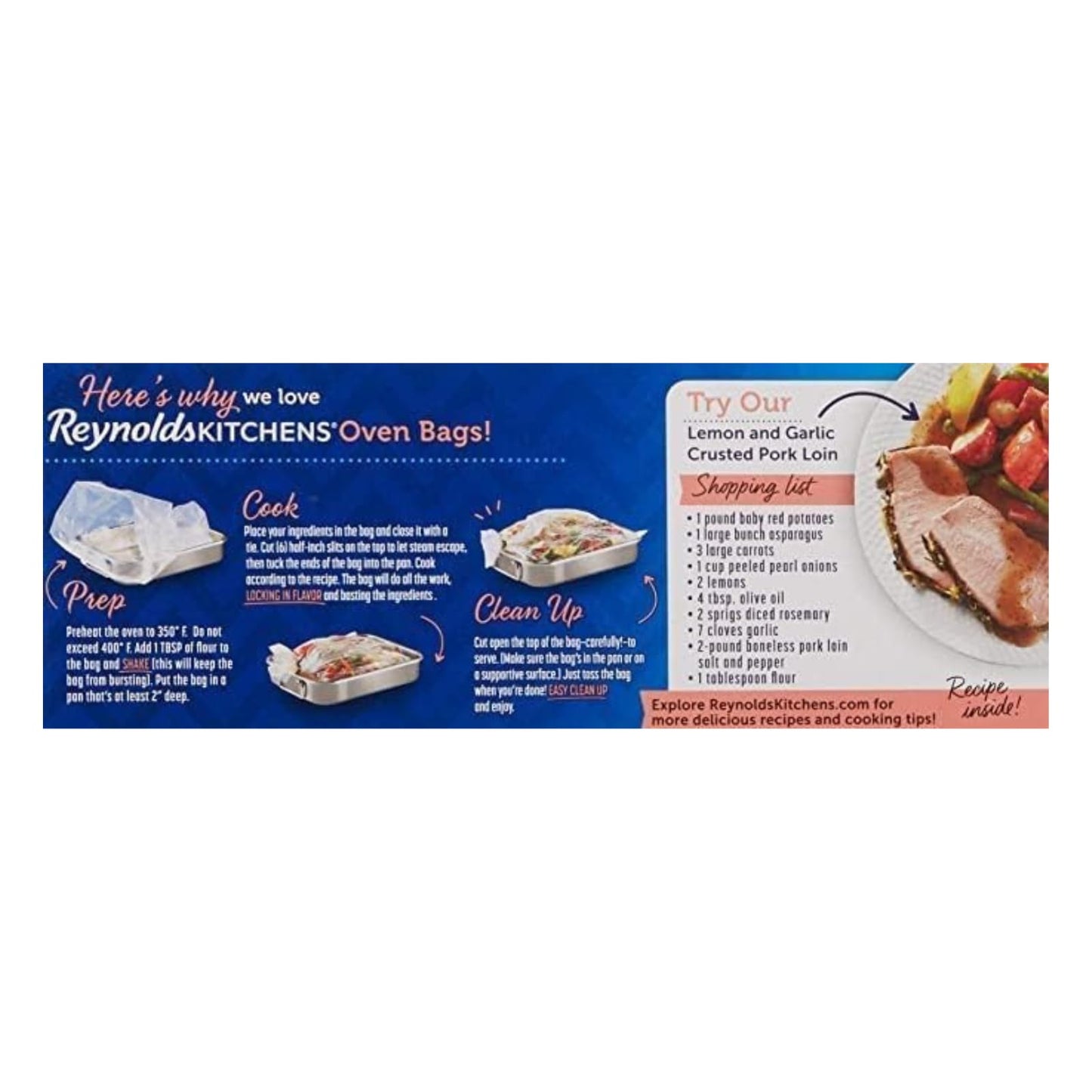 Reynolds Oven Cooking Large Size for Meats & Poultry (up to 8-Pounds) (5 Count, Pack of 4)