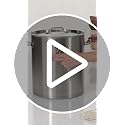 32 Quart Stainless Steel Turkey Fryer Pot with Basket - Deep Fry, Steam & Boiling