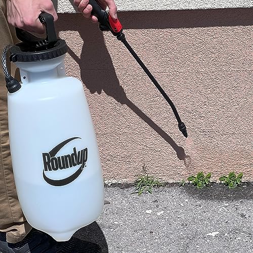 2 Gallon Lawn & Garden Sprayer for Weeds Insects & Deck Cleaning - Roundup