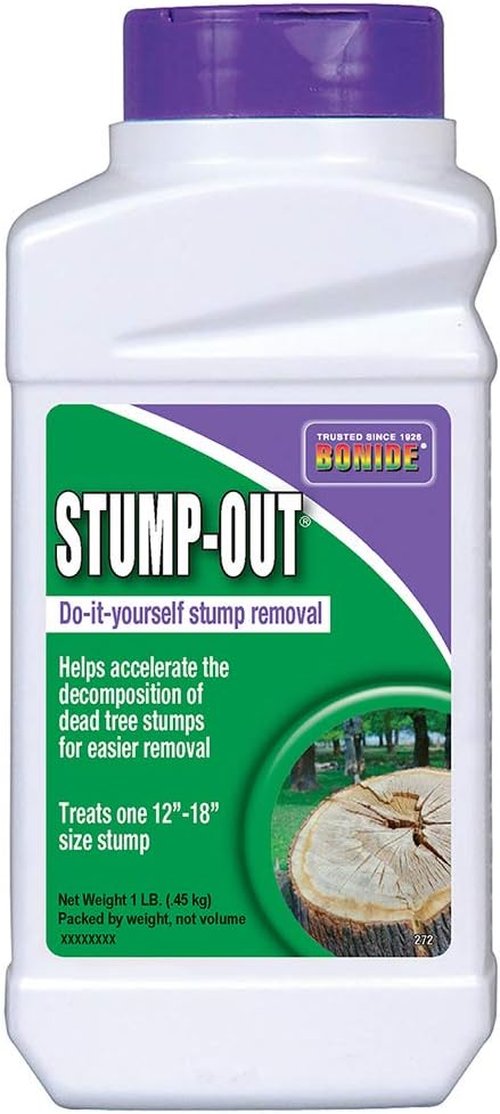 Bonide Stump-Out Granules - Fast-Acting Stump Removal Pellets for DIY Home Use | 1 lb