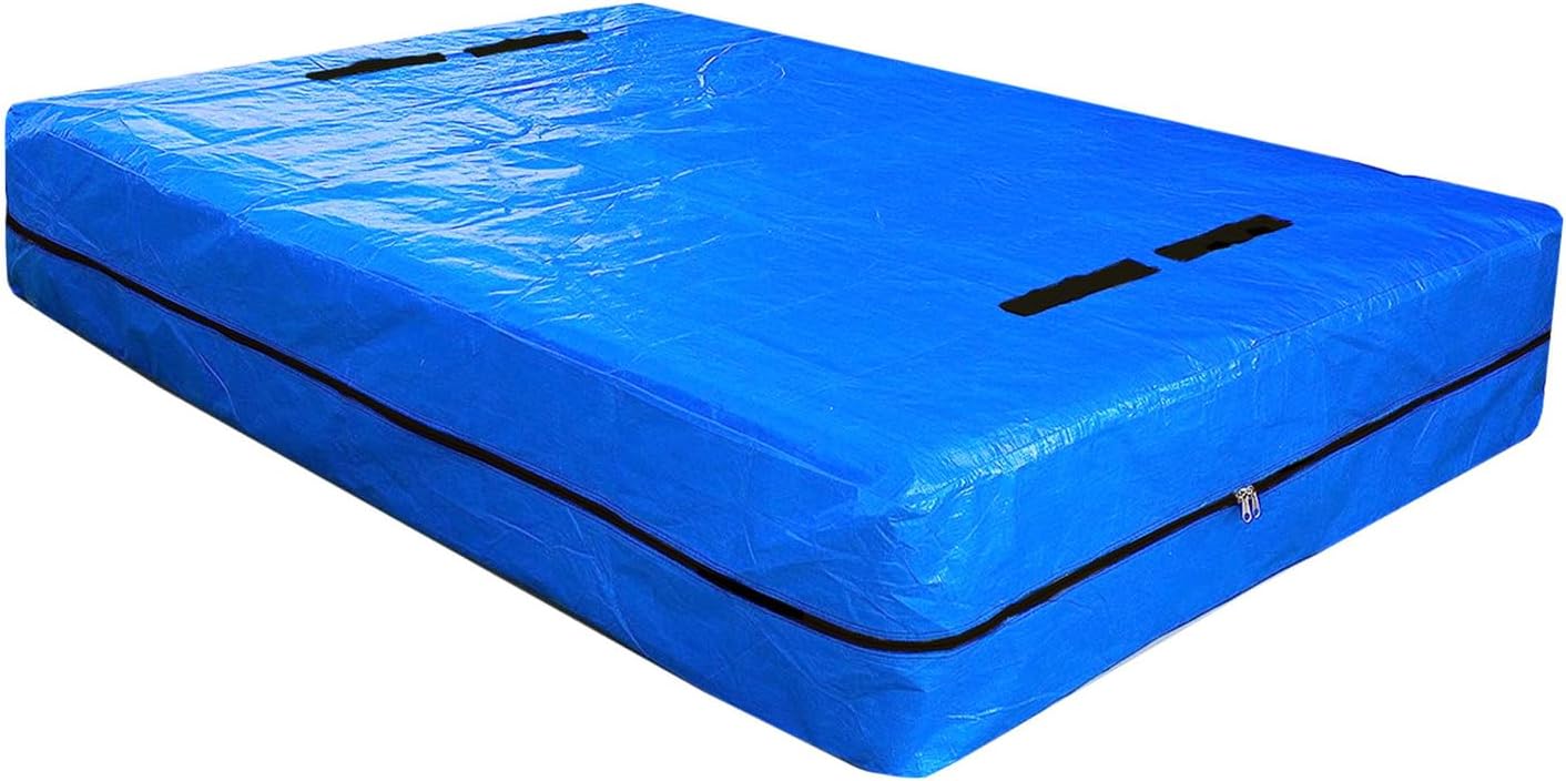 SGPAC Heavy Duty Mattress Bags - Extra Thick King Size Storage Cover with Reinforced Handles & Zipper Closure