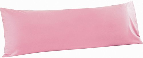 FLXXIE Body Pillow Cover - Super Soft Microfiber 20x54 Pillowcase | Wrinkle & Stain Resistant, Pink
