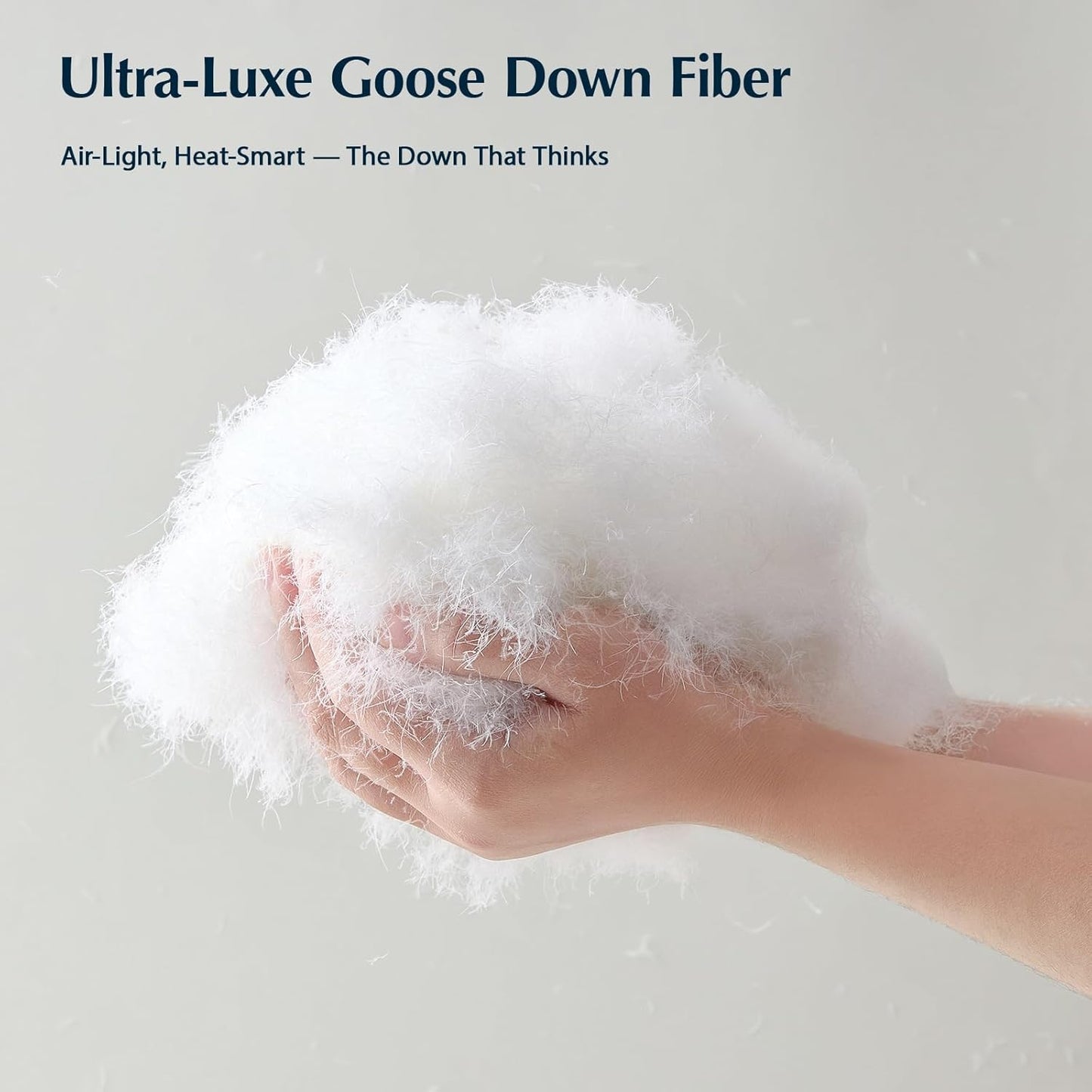 Pacific Coast Goose Feather Down Comforter - Extra Fluffy Twin Size Duvet Insert, Ultra-Soft & Breathable, All Season Luxury Bedding (68"x90")