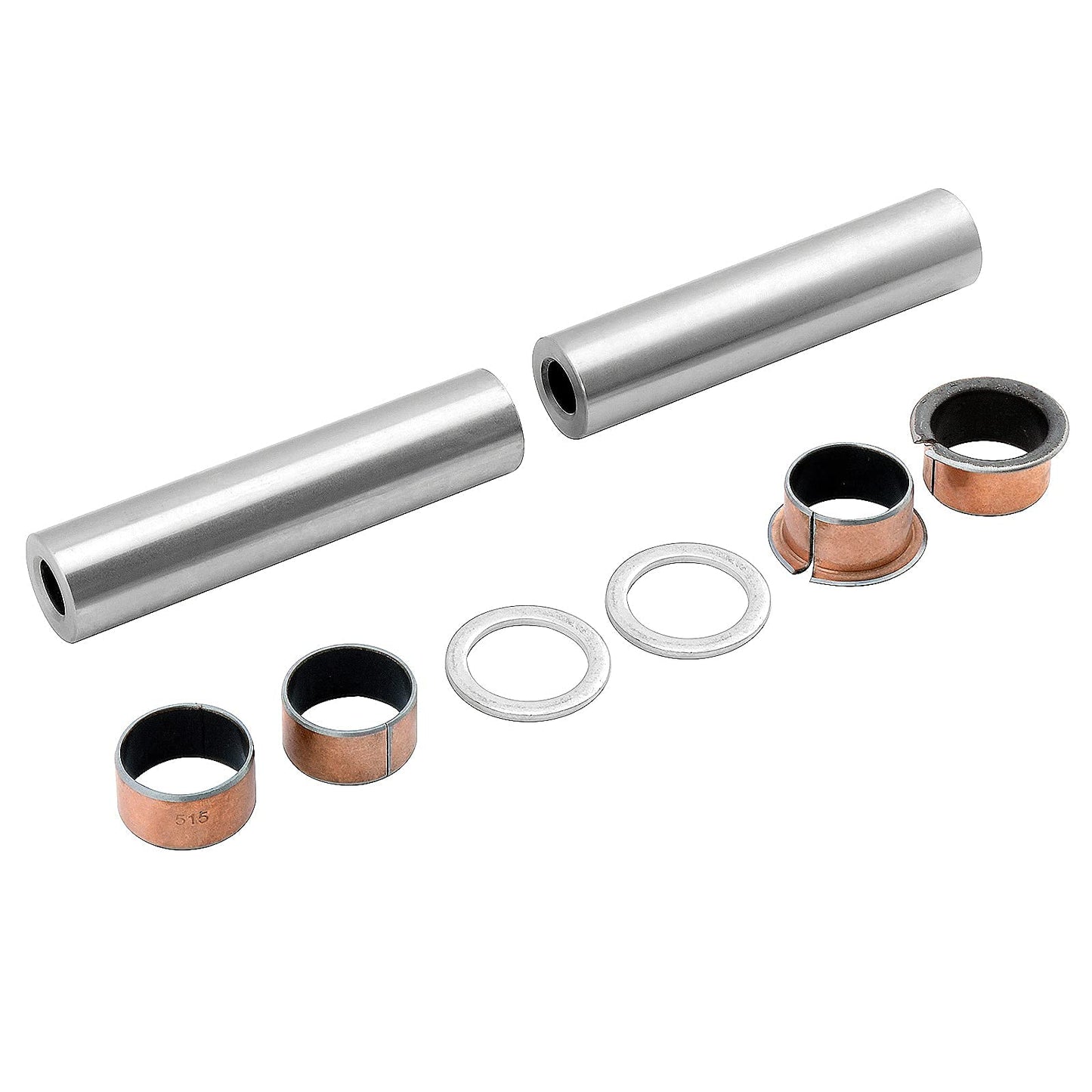 Roykaw Golf Cart Spindle Assembly Bushing and Spindle King Pin Tube Kit Compatible with EZGO RXV, TXT, 2-Five, ST-Series Models, Included Bushing/Washer, 8 PCS, OEM# 70648G01, 70749G01, 70745G01