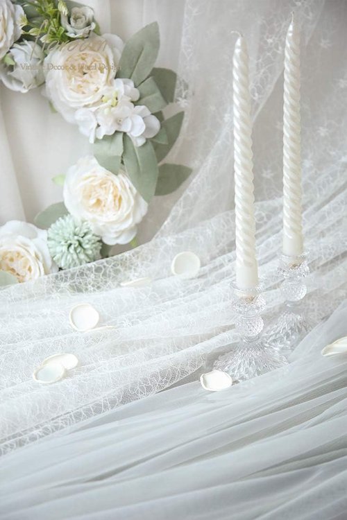 Floroom 300 Pcs Ivory Faux Silk Rose Petals - Perfect for Weddings, Table Centerpieces & Romantic Decor