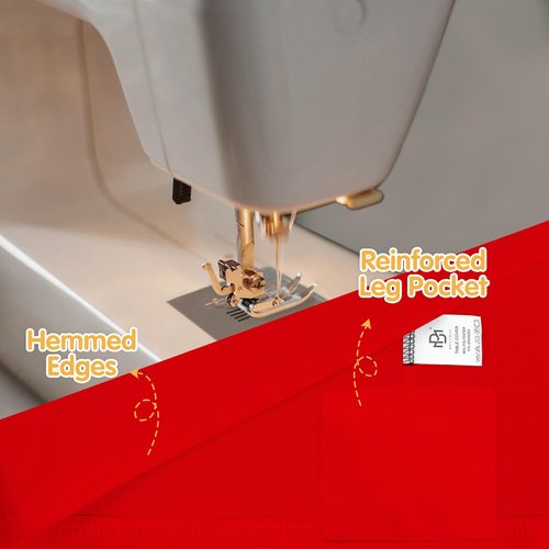 BRILLMAX 4 Pack Red Spandex Table Covers for 8 Ft Rectangle Tables - 180 GSM Thick Stretch Tablecloth Fitted, Reinforced Foot Pockets, Wrinkle Free Cloth for Wedding Banquet Party Trade Show