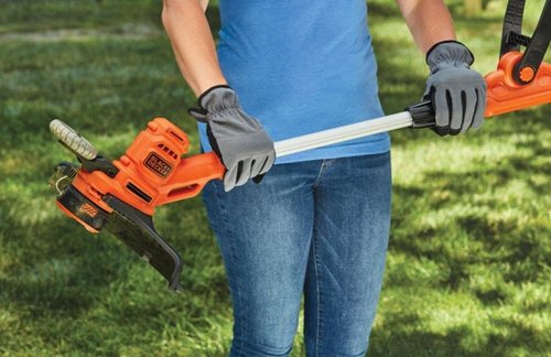 BLACK+DECKER Electric String Trimmer - 14-Inch Cutting Width for Efficient Lawn Care