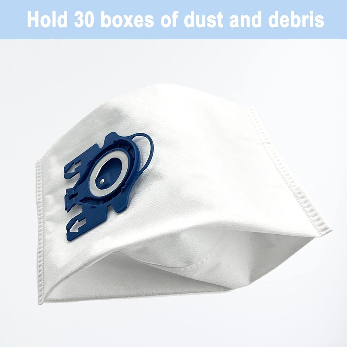 Miele AirClean 3D GN Vacuum Cleaner Bags - 16 Pack with 4 Motor Protection & AirClean Filters | Compatible with Classic C1, Complete C1-C3, S2-S8 Series