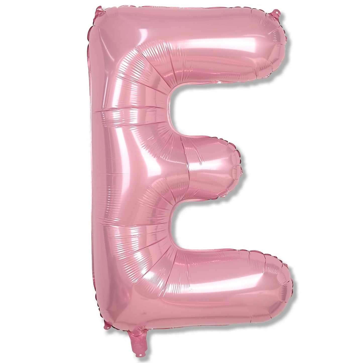 40 Inch Pearl Pink Large Letter Balloons A - Z, Self Inflating Pastel Pink Foil letter E Balloon for Girls, Big Light Pink Alphabet E Balloon for Women Birthday Party Anniversary Supplies Decorations