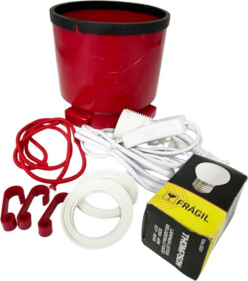 Hummingbird Feeder Heater - Outdoor Nectar Warmer for Freezing Weather | Attaches to Feeder Bottom (Red)