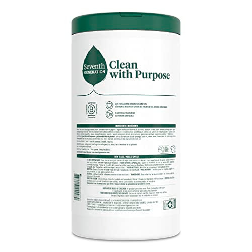 Multi-Surface Cleaning Wipes - Lemon Zest Scent, 70 Count, Pack of 6