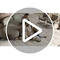 4x6 Shag Area Rug - Ivory & Beige Plush Floor Covering, Soft & Plush