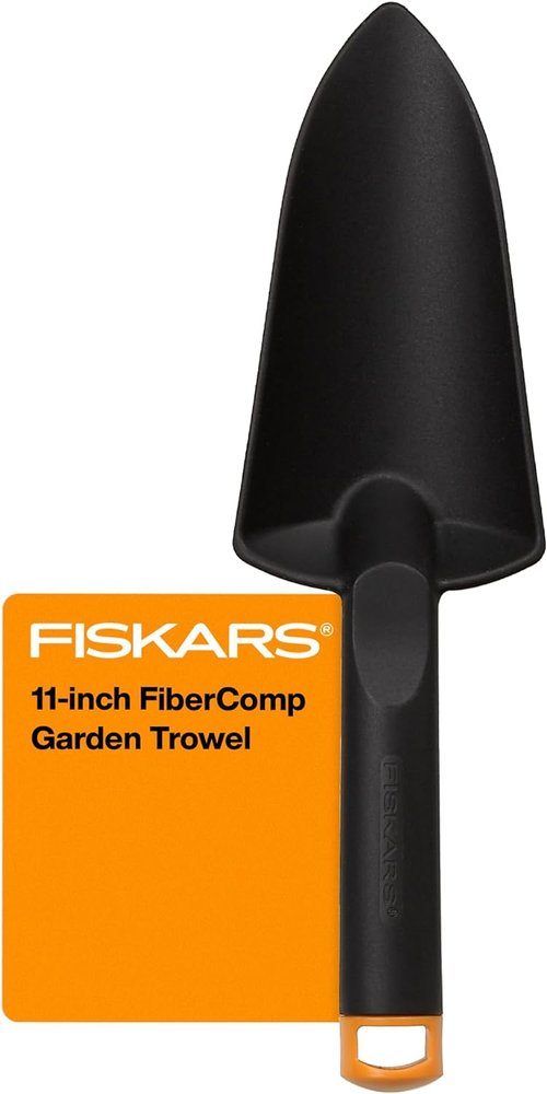 Fiskars Hand Trowel - Durable Fiber Composite Gardening Tool with Hang Hole | Perfect for Lawn Care