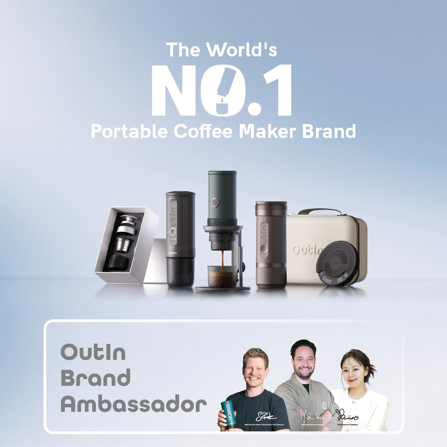 OutIn Nano Espresso Accessories Kit, Basket Plus, double shot