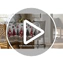 Horaldaily Christmas Tablecloth 60x104 Inch Red Rectangular Holiday Decor