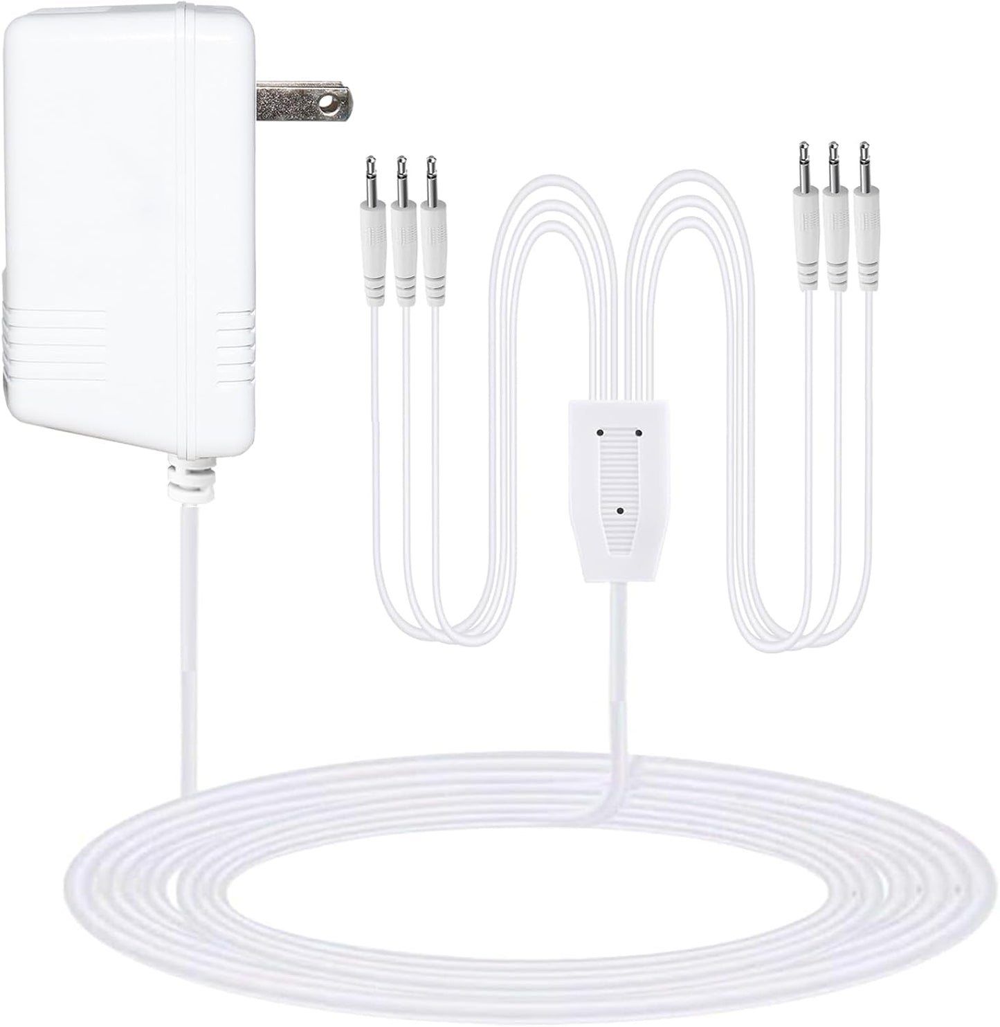 3V Power Adapter - Department 56 Accessories for Village Lights | 6 Outputs, White