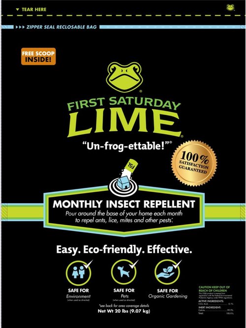 First Saturday Lime - 5Lb Bag for Natural Pest Control & Odor Elimination