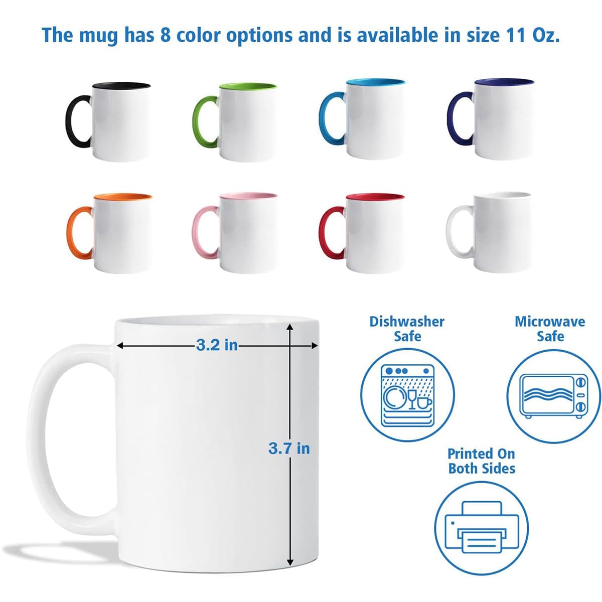 Lotacy Personalized Bunny Coffee Mug Cup With Name, Custom Bunny Lovers Gifts