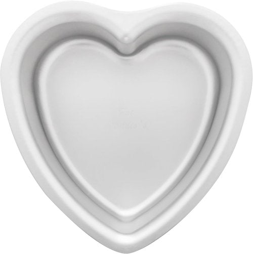 Fat Daddio's Heart Cake Pan - Anodized Aluminum, 6 x 3 Inch for Perfect Baking Results